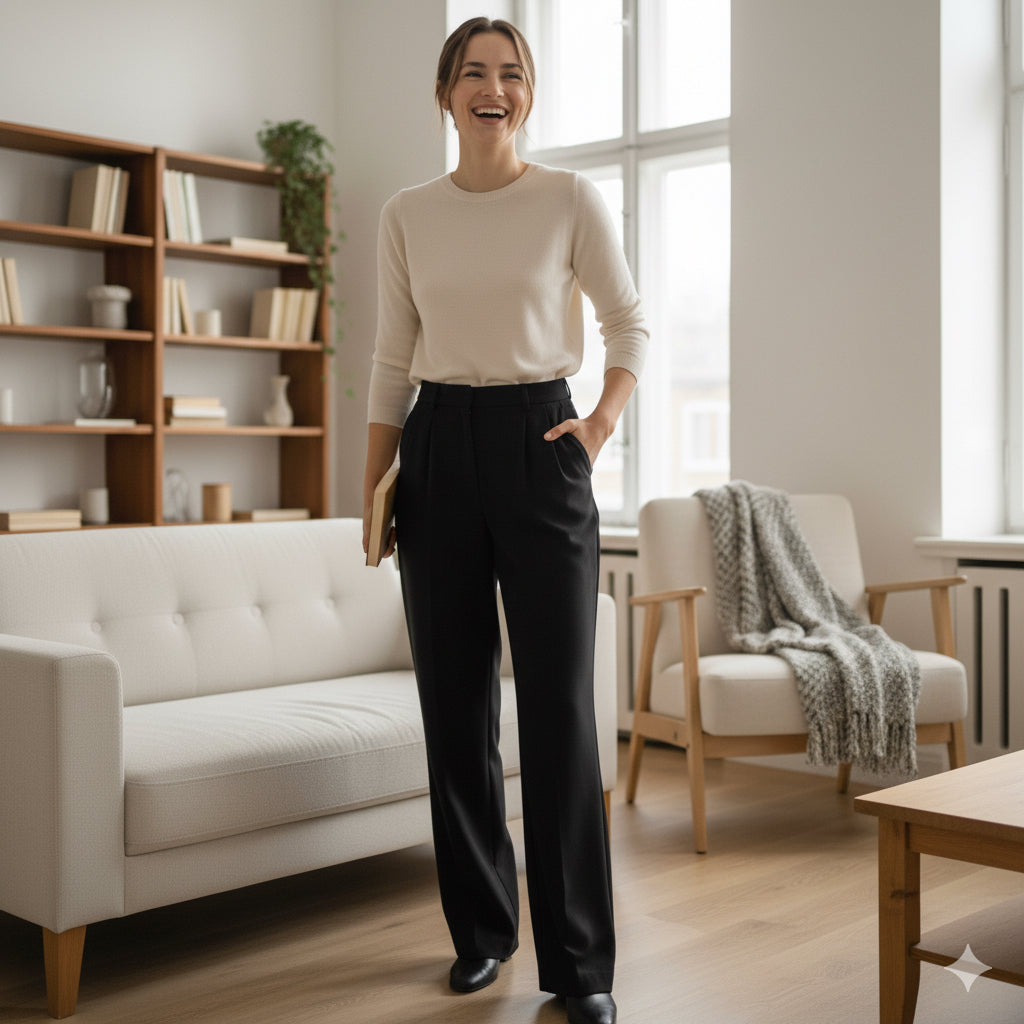 Pantalon Taille Haute