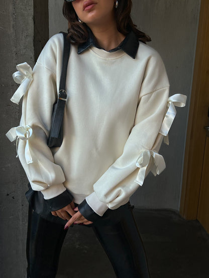 Pull chaud avec noeuds en satin MRZ Line