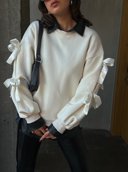 Pull chaud avec noeuds en satin MRZ Line