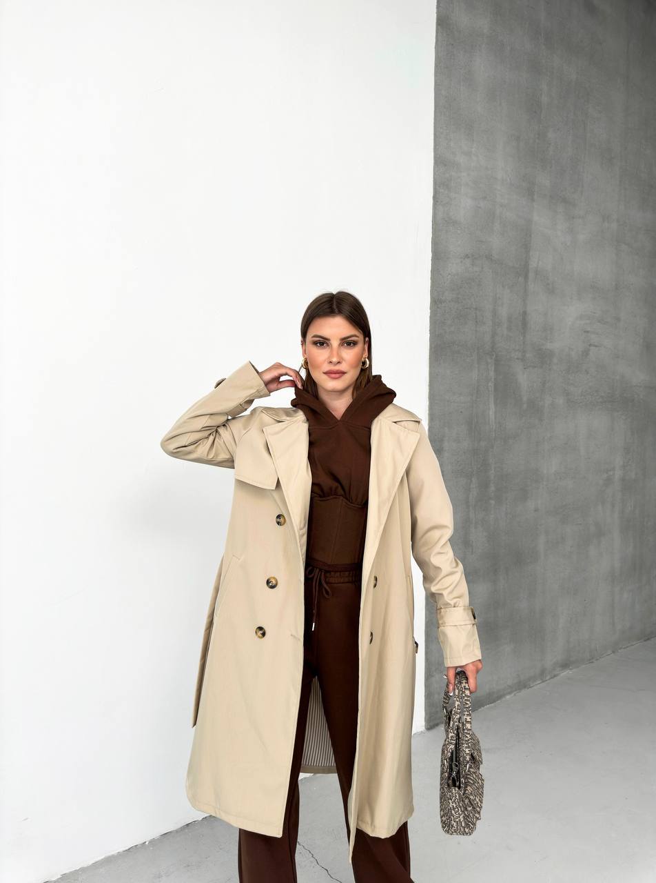 Trench fluide moderne chic MRZ Line